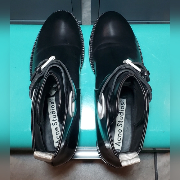 ACNE STUDIOS ☆ Modern Bootie ☆ SIZE 36 EUR/ 6 US WOMENS ☆ Black White - Picture 9 of 11